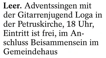 Sonntags Report vom 30. Nov. 2025, Seite 8