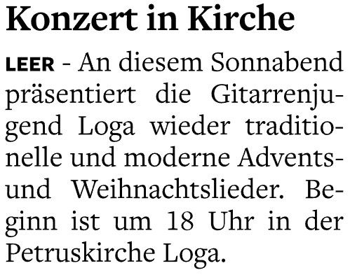 Ostfriesen Zeitung vom 06.12.2025, Seite 16